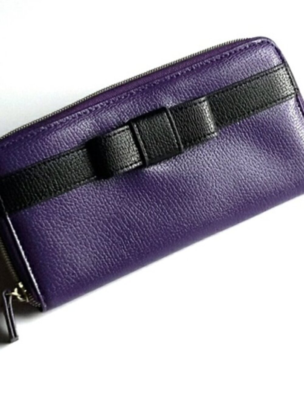Vegan Leather Wallet with Bow
